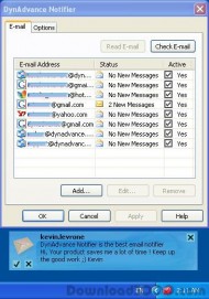 DynAdvance Notifier screenshot
